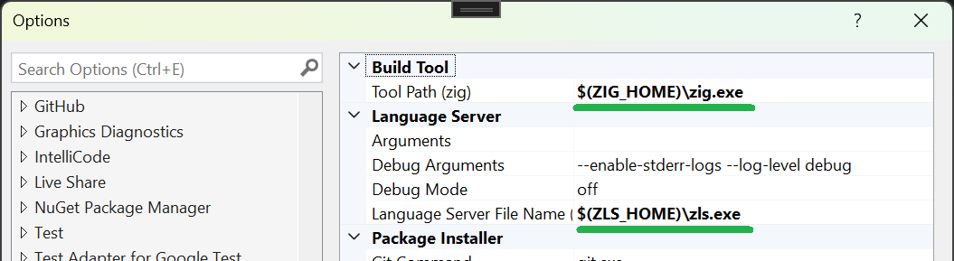 Tool Option Zig General Built Tool